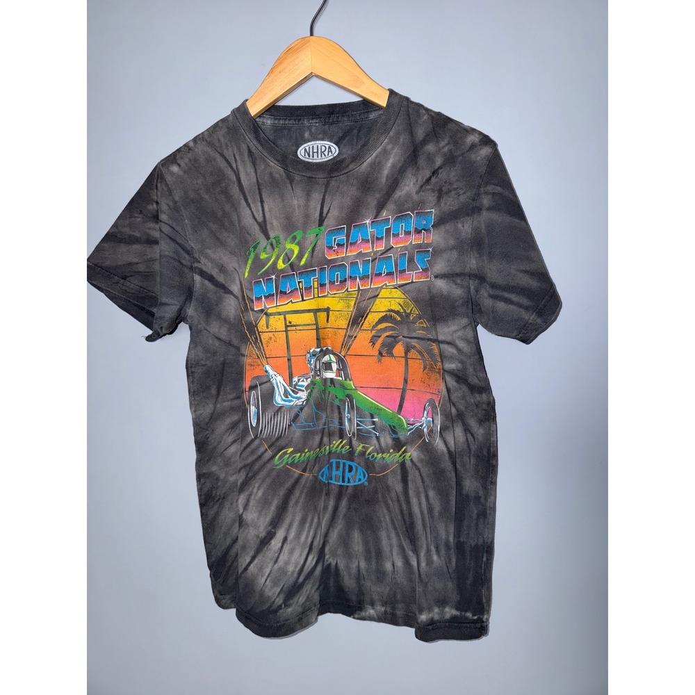 NHRA 1987‎ Gator Nationals Tie Dye T Shirt Drag Racing Gainesville Florida